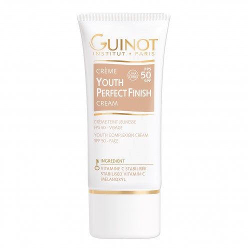 GUINOT Youth Perfect Finish Cream Atjaunojošs sejas krēms ar krāsu SPF50