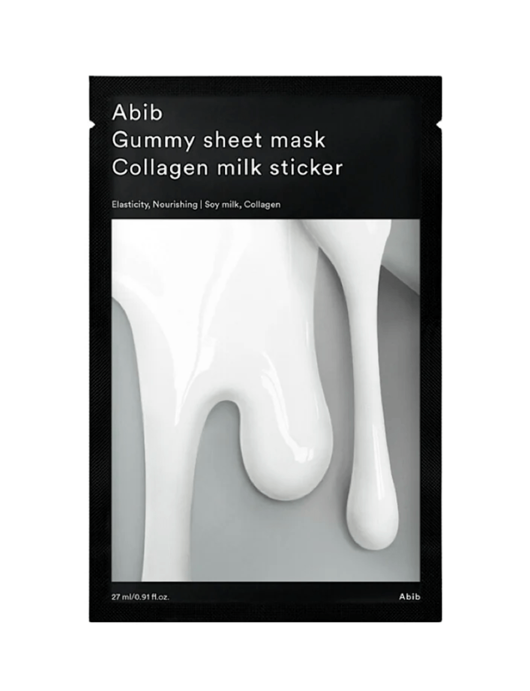 Abib Gummy Sheet Mask Collagen Milk Sticker Kolagēna pieniņa sejas maska