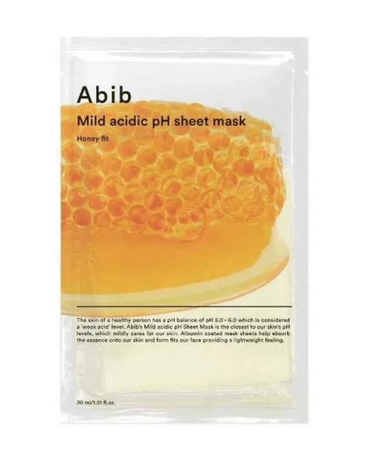 Abib Mild Acidic pH Sheet Mask Honey Fit Sejas maska ar medu