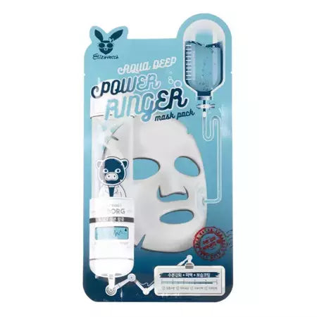 Elizavecca Aqua Deep Power Ringer Mask Loksnes sejas maska ar hialuronu