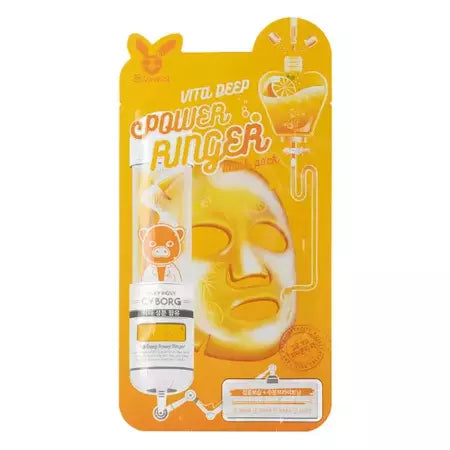 Elizavecca Vita Deep Power Ringer Mask Loksnes sejas maska ar vitamīniem