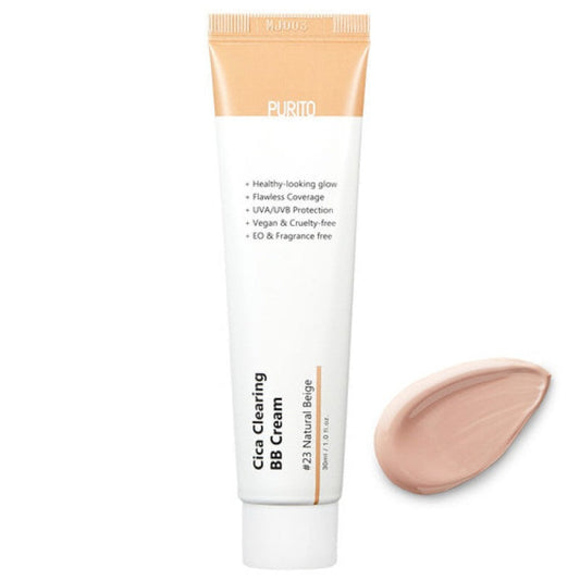 PURITO - Cica Clearing BB Cream #23 natural beige - veido kremas su atspalviu