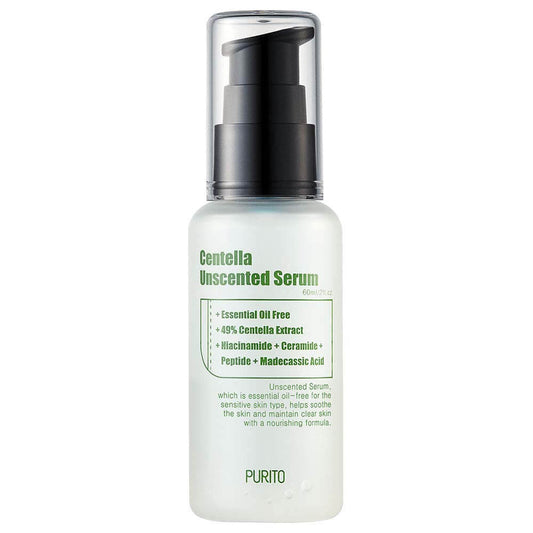 PURITO Centella Unscented Serum - veido serumas su centele