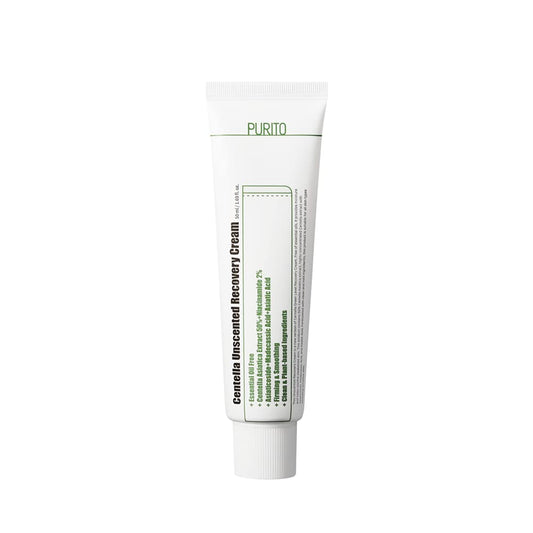 PURITO Centella Unscented Recovery Cream - bekvapis atstatantis kremas