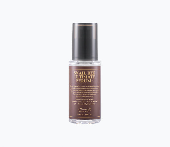 BENTON Snail Bee Ultimate Serum Plus - veido serumas su sraigių mucinu