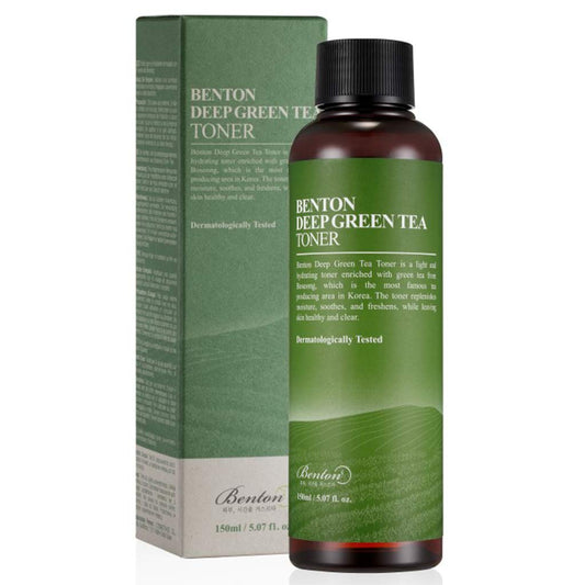 BENTON Deep Green Tea Toner - veido tonikas su žaliąja arbata