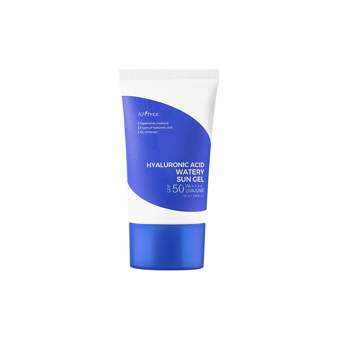 ISNTREE Hyaluronic Acid Watery Sun Gel - SPF50+ saules aizsargkrēms - adascentrs.lv