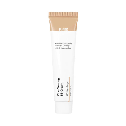 PURITO - Cica Clearing BB Cream #13 neutral ivory - veido kremas su atspalviu